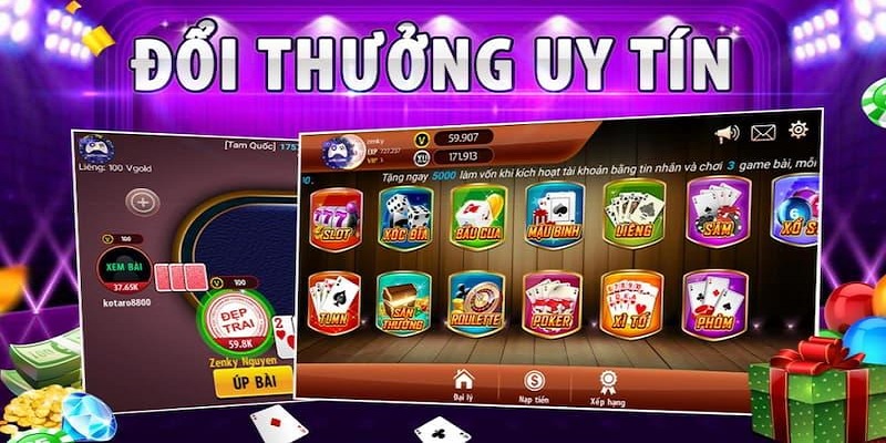 Sanh game bai doi thuong da dang cac tro choi